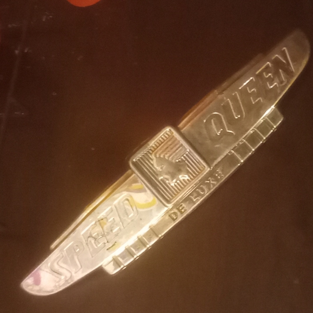 Speed queen deluxe name plate